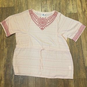 FLOWY, PEACH, ONE SEPTEMBER TOP